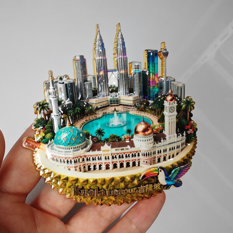 Malaysia Fridge Magnets Metal  - Home Decor Kuala Lumpur recension och pris