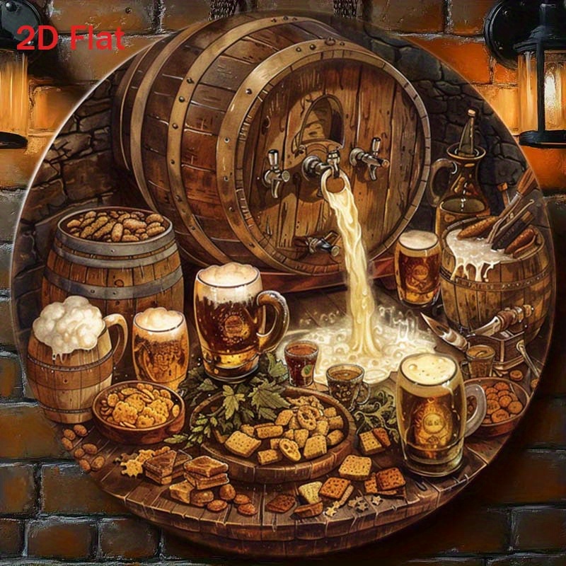 1Pc Round 2D Flat Aluminum Sig - Home Decor Korea recension och pris