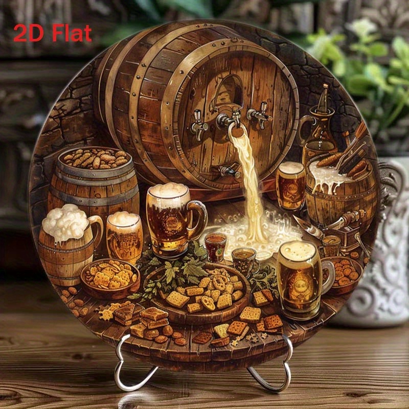 1Pc Round 2D Flat Aluminum Sig - Home Decor Korea recension och pris