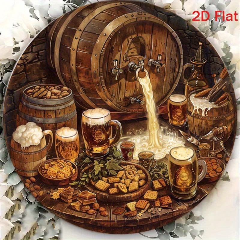 1Pc Round 2D Flat Aluminum Sig - Home Decor Korea recension och pris