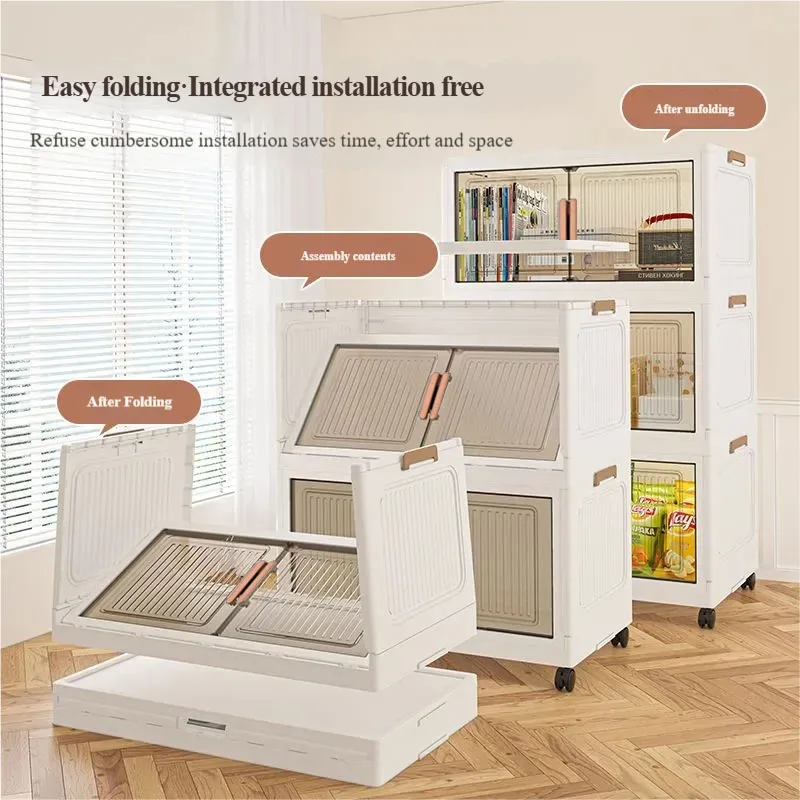 Foldable Dustproof Storage Cab - Home Decor Organizer recension och pris
