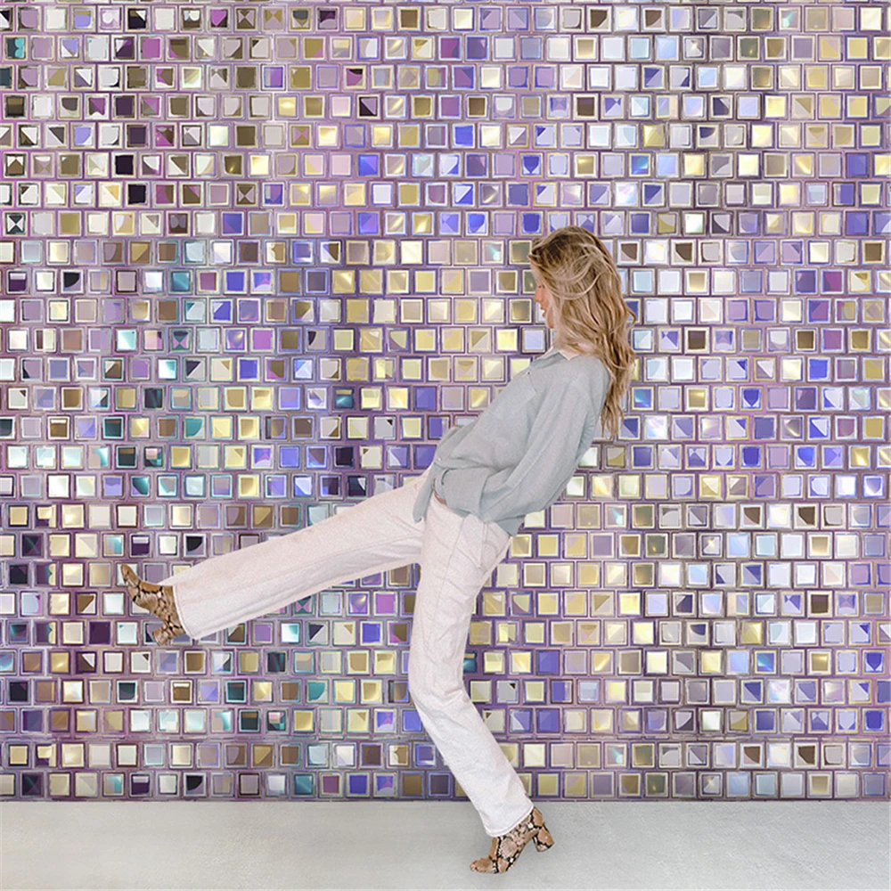 Custom Colored mosaic wallpape - Home Decor Online Shop recension och pris