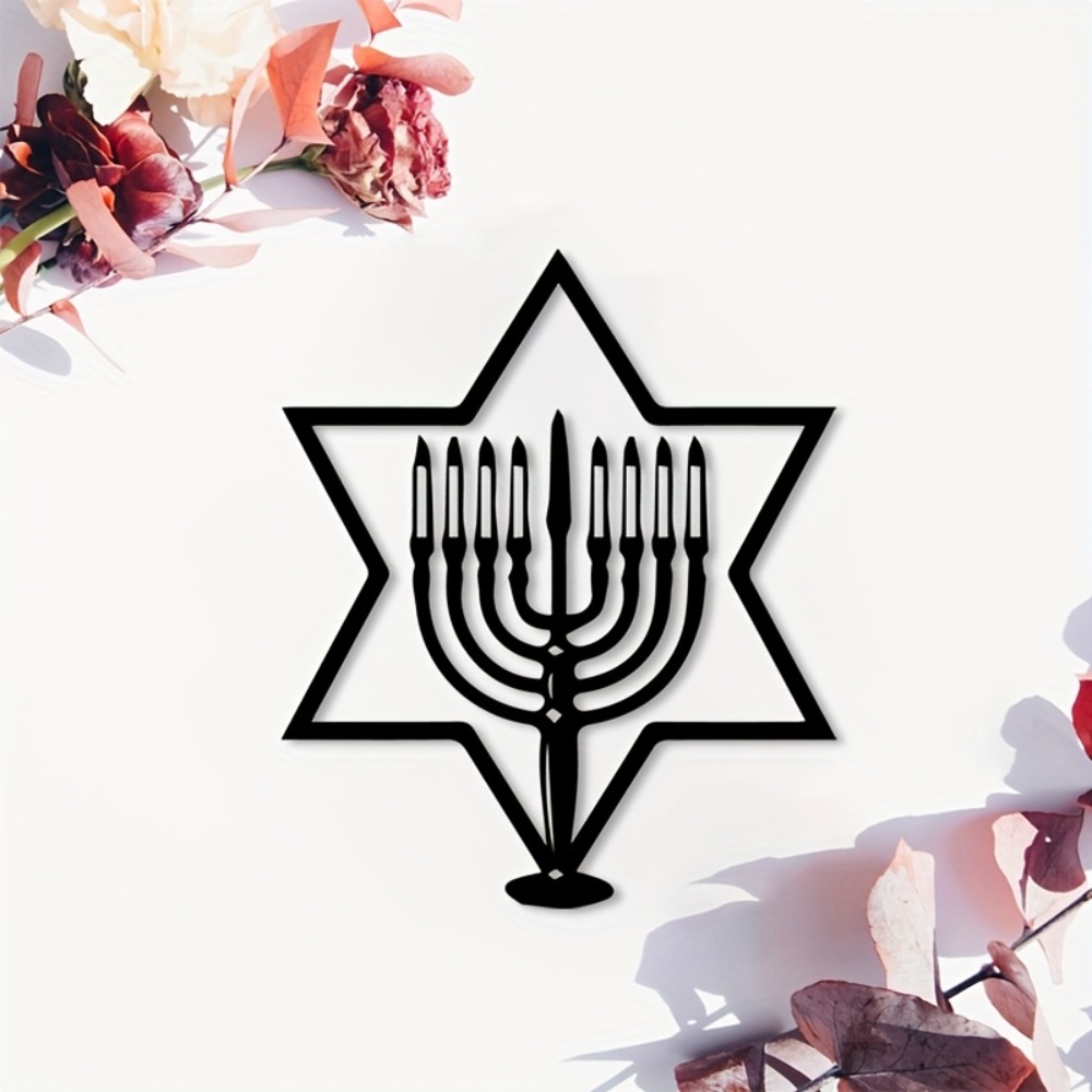 CIFBUY Metal Wall Art Menorah  - Home Decor Gift recension och pris