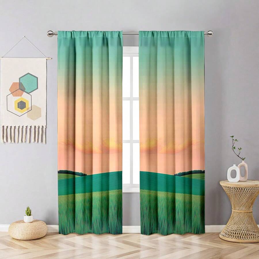 2pcs Blackout Curtains With Th - Blackout Curtains recension och pris