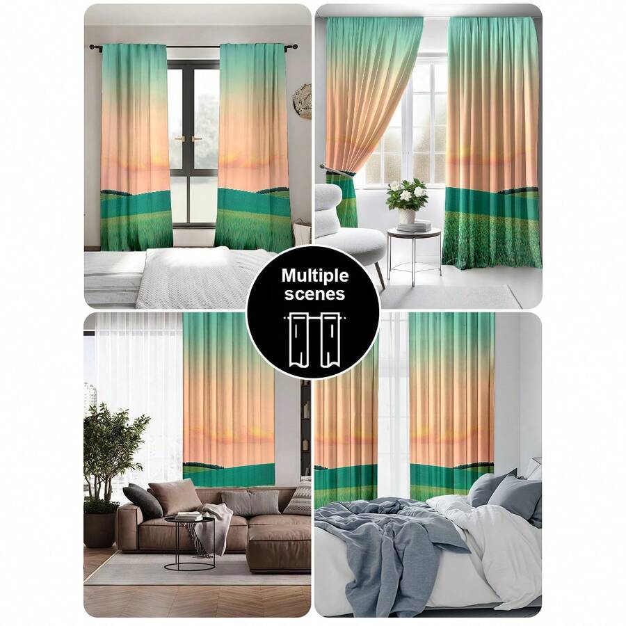 2pcs Blackout Curtains With Th - Blackout Curtains recension och pris