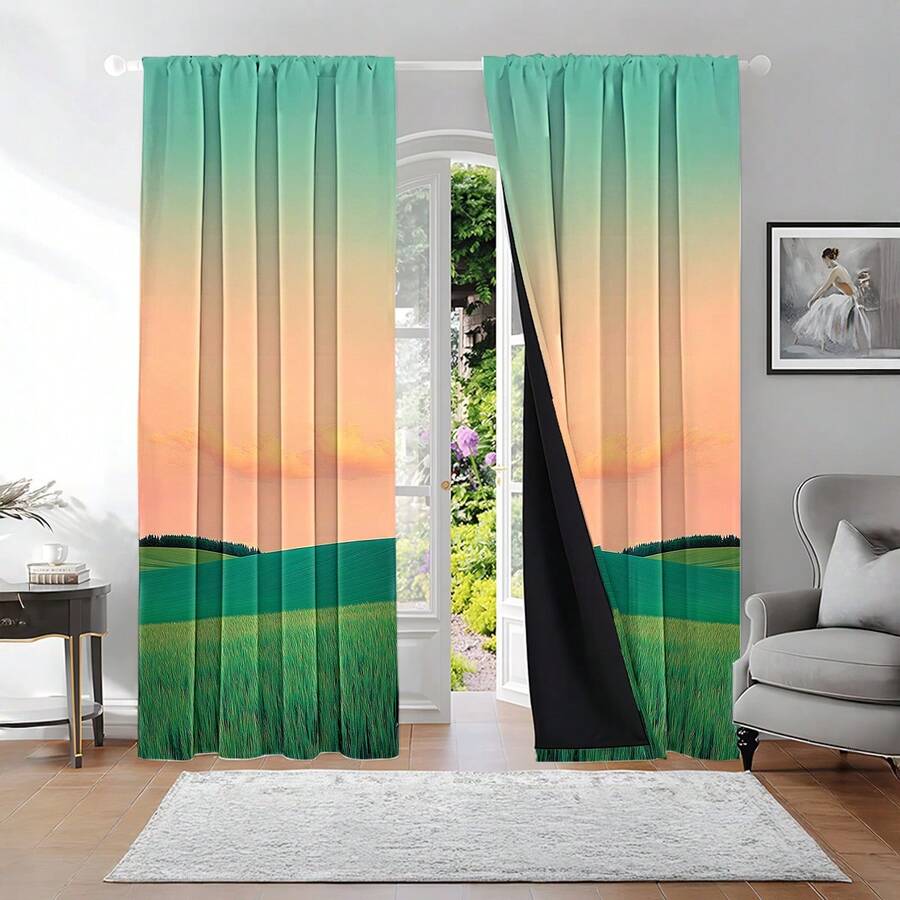 2pcs Blackout Curtains With Th - Blackout Curtains recension och pris