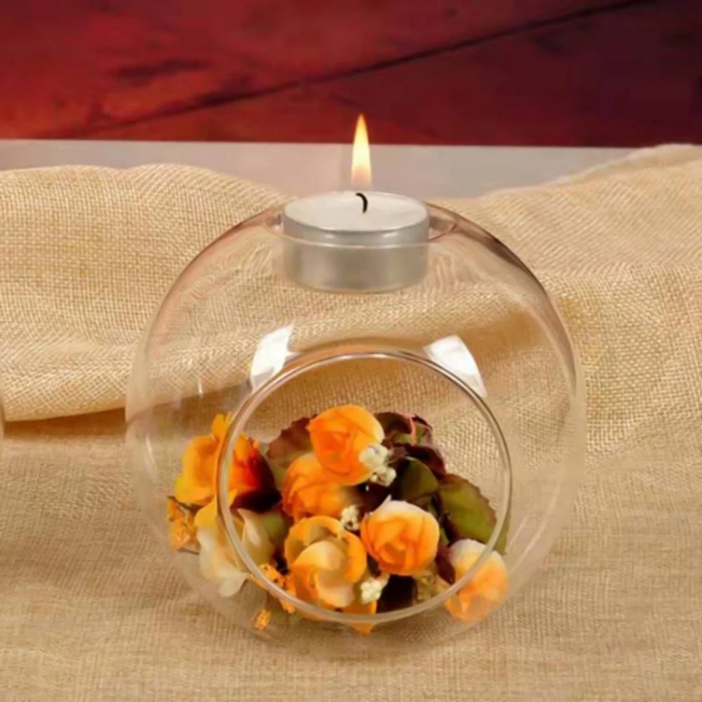 6/12pcs Glass Round Hollow Can - Home Decor Nz recension och pris