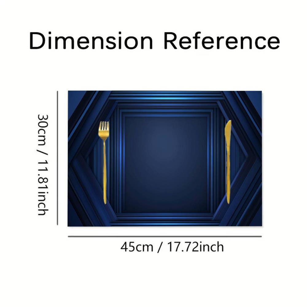 1pcs Blue Vertical Lines Place - Home Decor Vector recension och pris