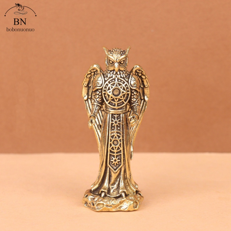 Retro Brass Owl Knight Prophet - Home Decor Korea recension och pris