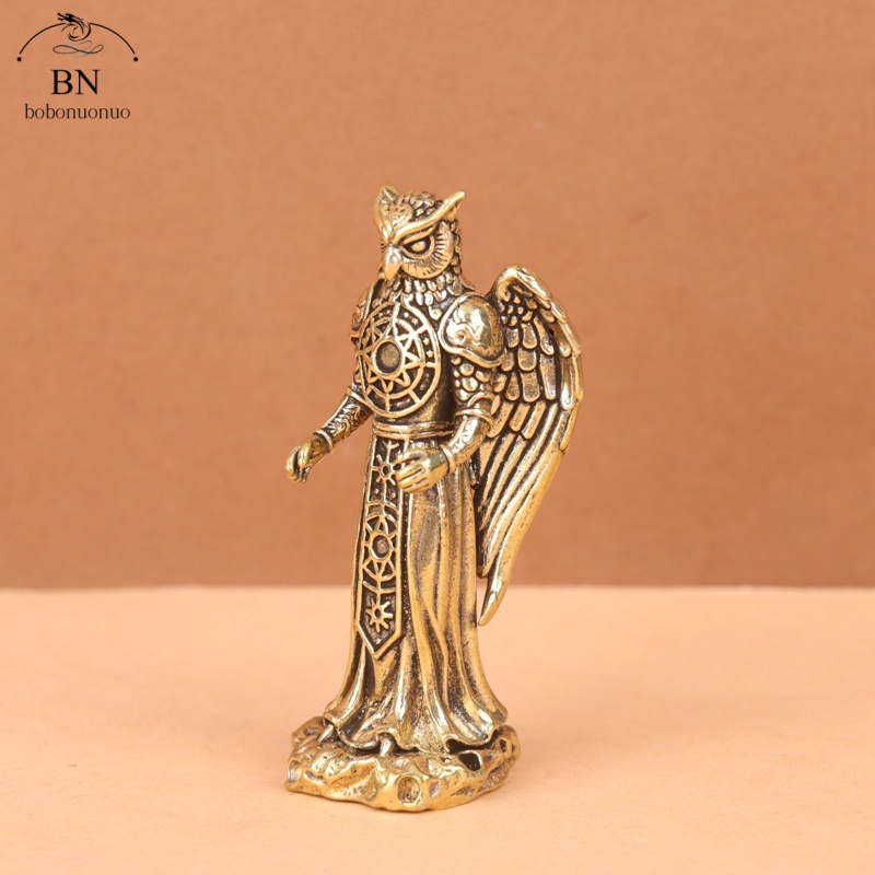 Retro Brass Owl Knight Prophet - Home Decor Korea recension och pris
