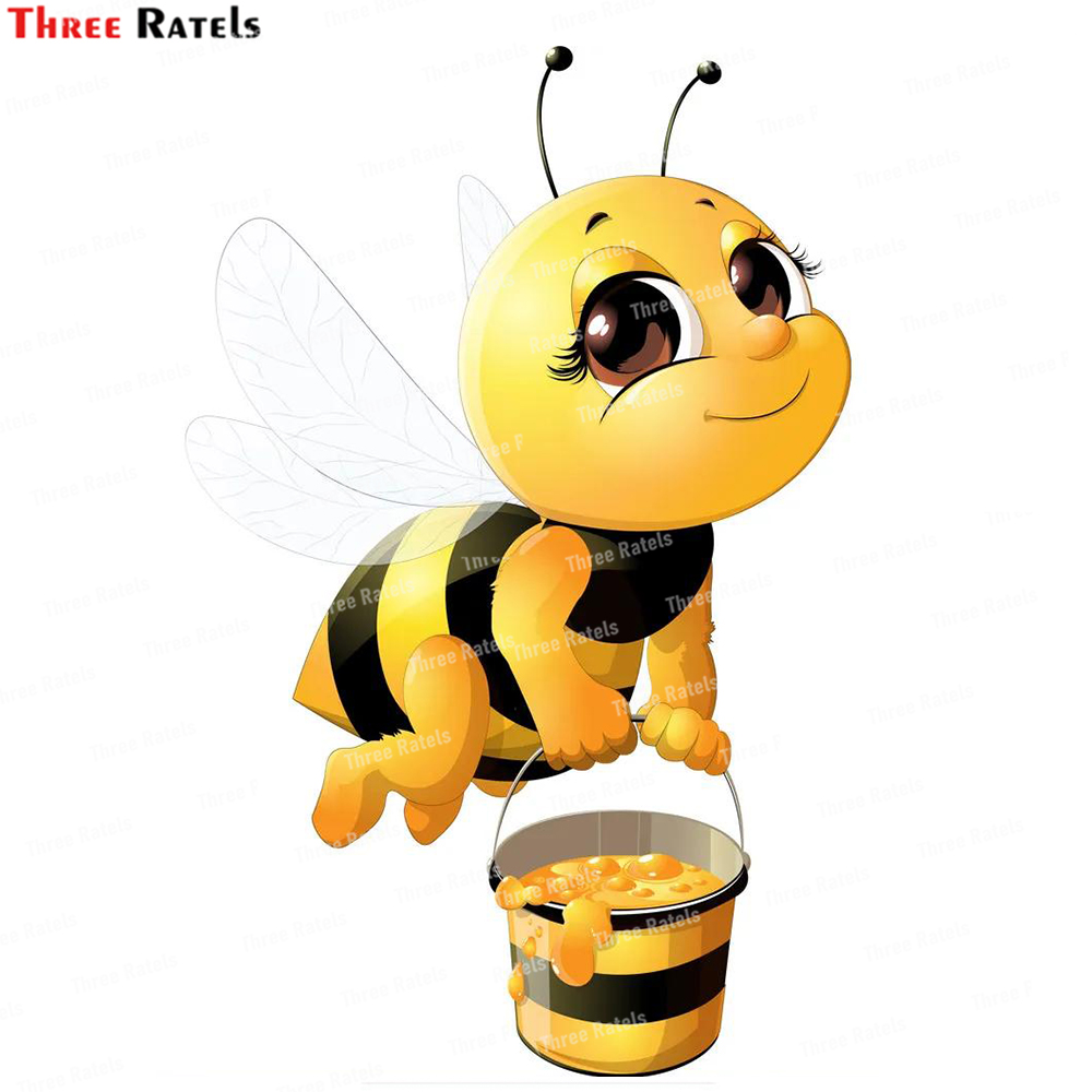 Three Ratels L6 Beautiful Bee  - Home Decor Vector recension och pris