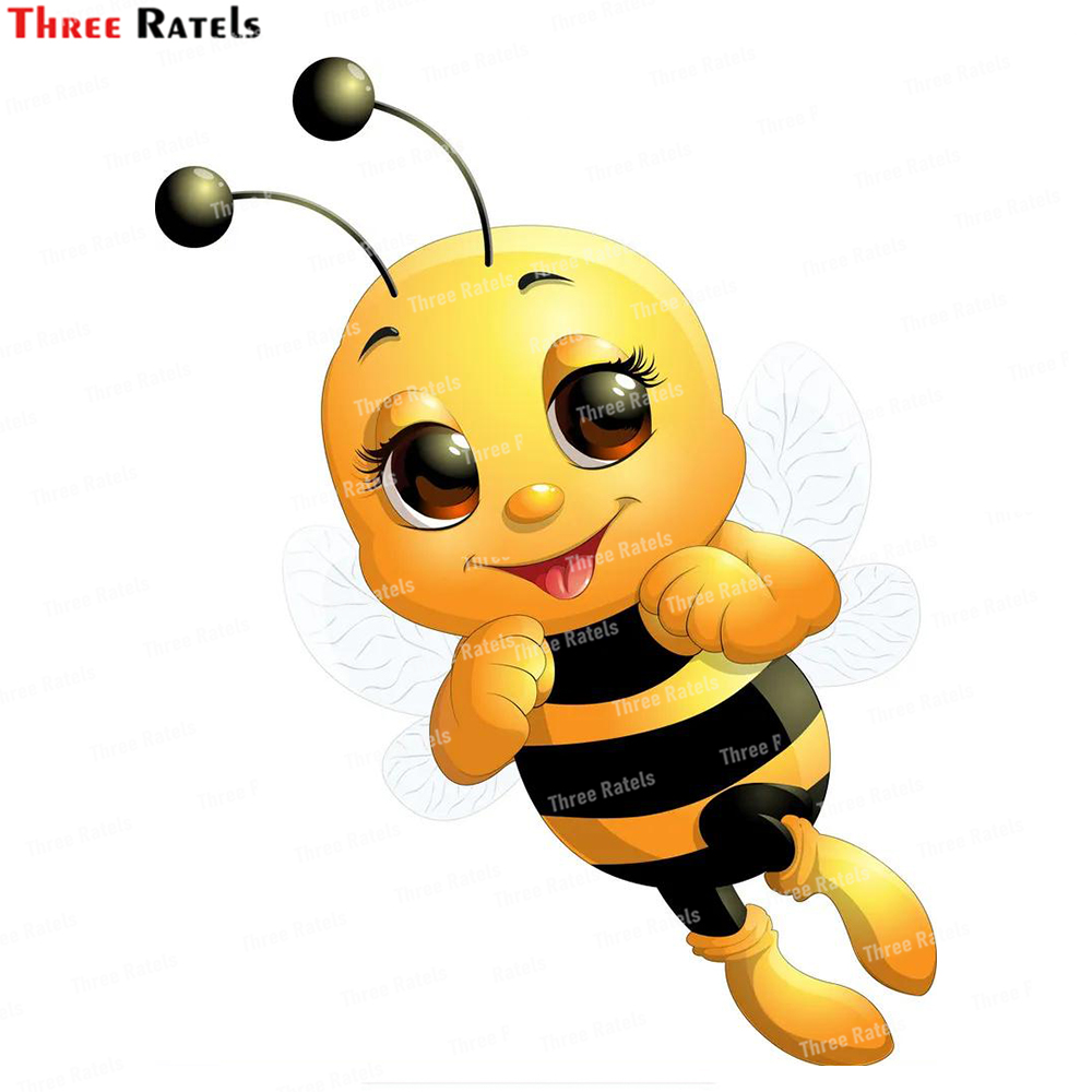 Three Ratels L6 Beautiful Bee  - Home Decor Vector recension och pris