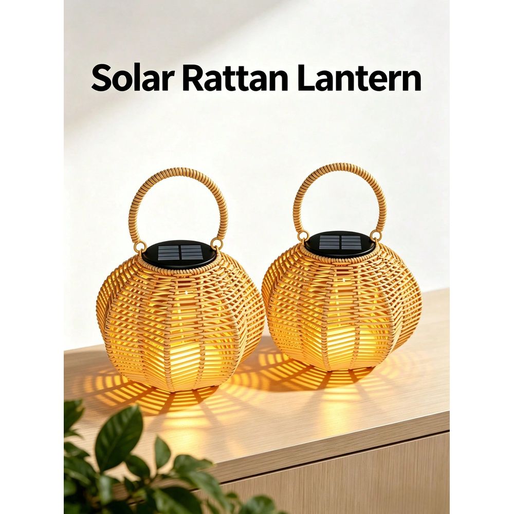 Rattan Solar Ambient Light For - Home Decor Rattan recension och pris