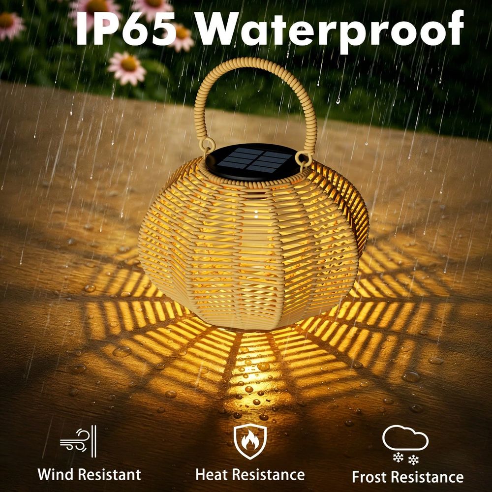 Rattan Solar Ambient Light For - Home Decor Rattan recension och pris