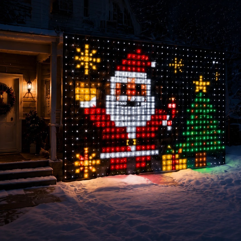 Smart RGB LED Curtain Lights B - String Curtain Light recension och pris