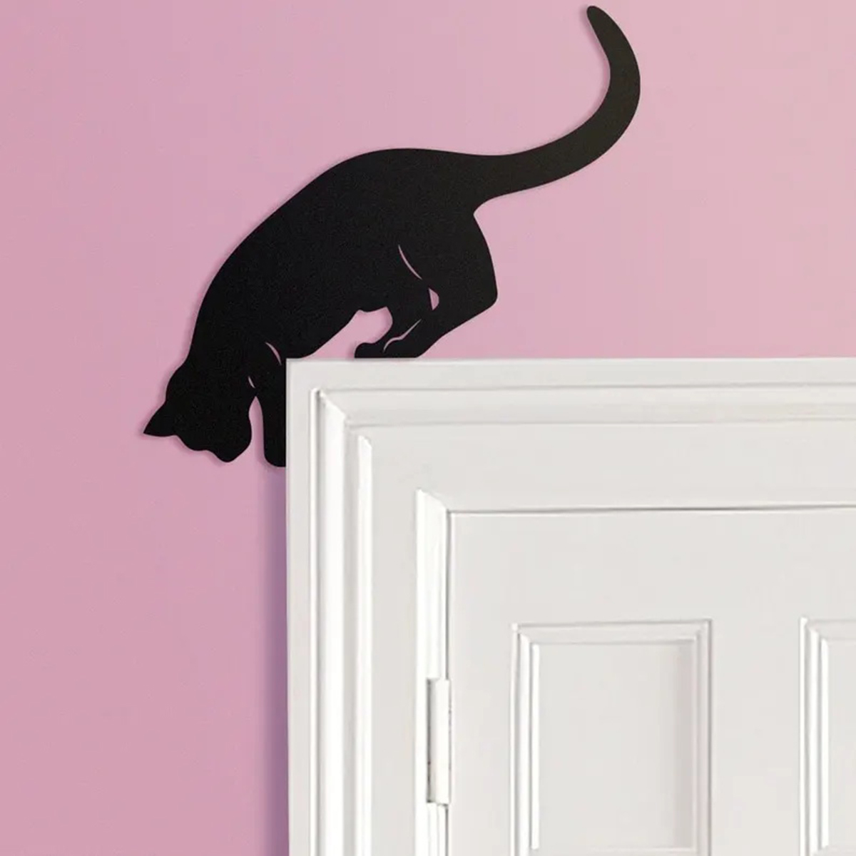 Cat Looking Down Door Topper D - Home Decor Nz recension och pris