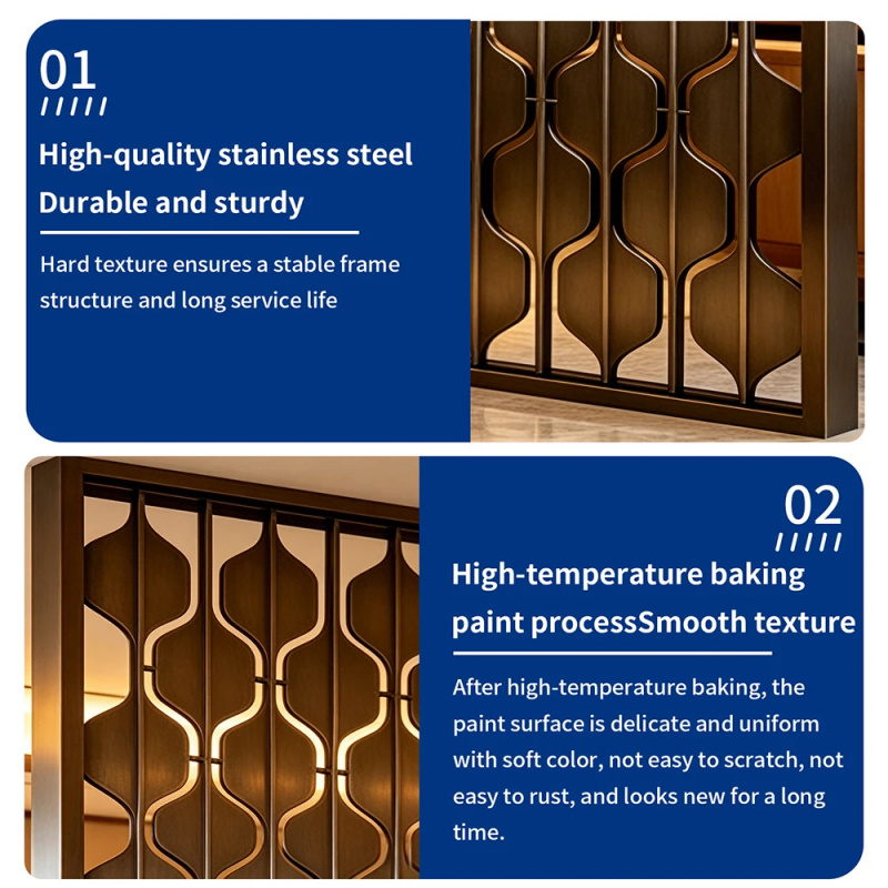 custom.Modern Design Stainless - Room Divider Screen recension och pris