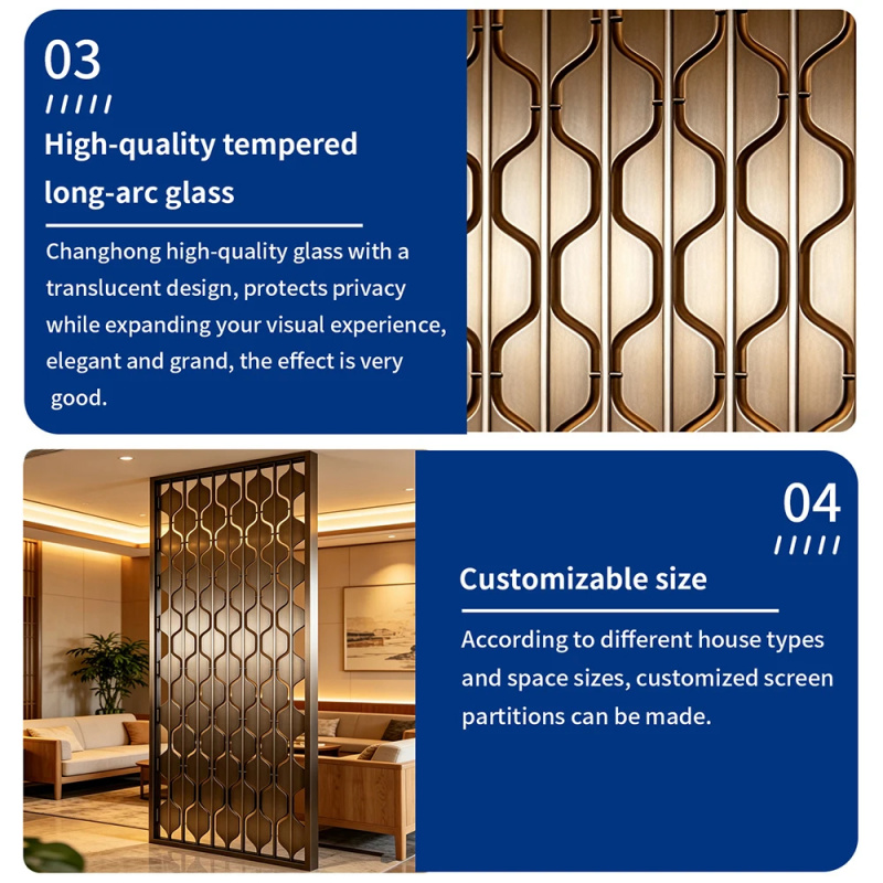 custom.Modern Design Stainless - Room Divider Screen recension och pris
