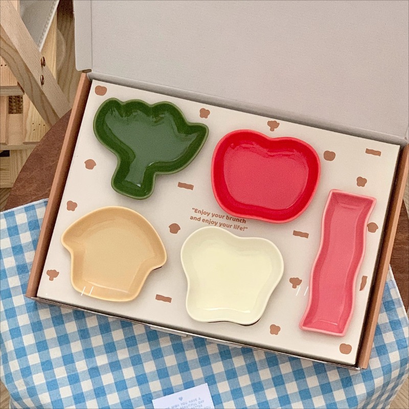 Cute Vegetable Ceramic Dim Sum - Home Decor Korea recension och pris