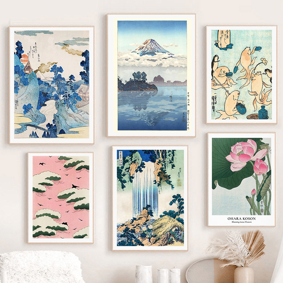Hokusai Ohara Koson Japanese A - Home Decor Nz recension och pris