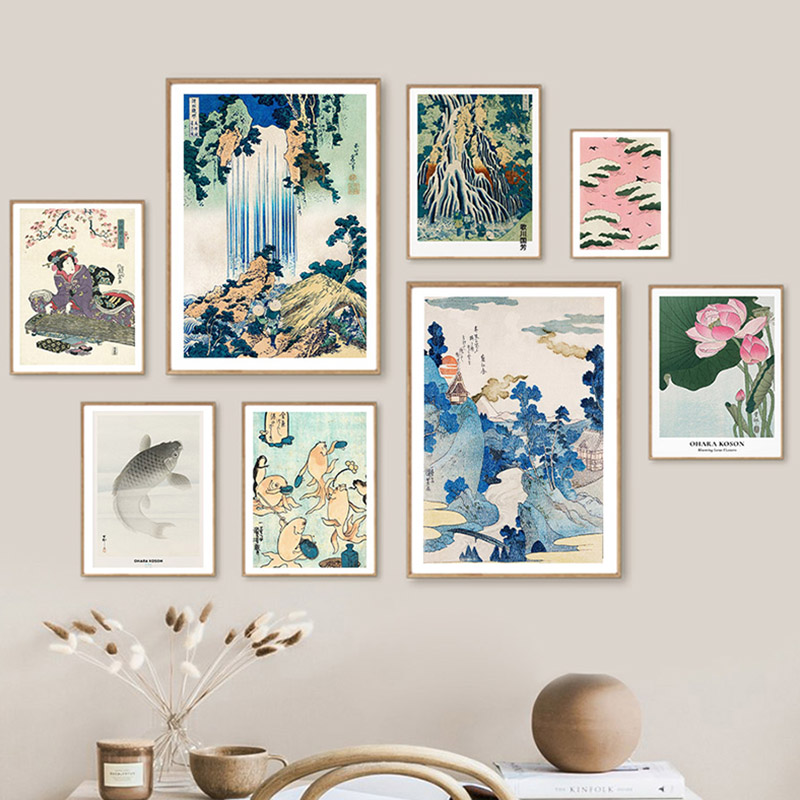 Hokusai Ohara Koson Japanese A - Home Decor Nz recension och pris