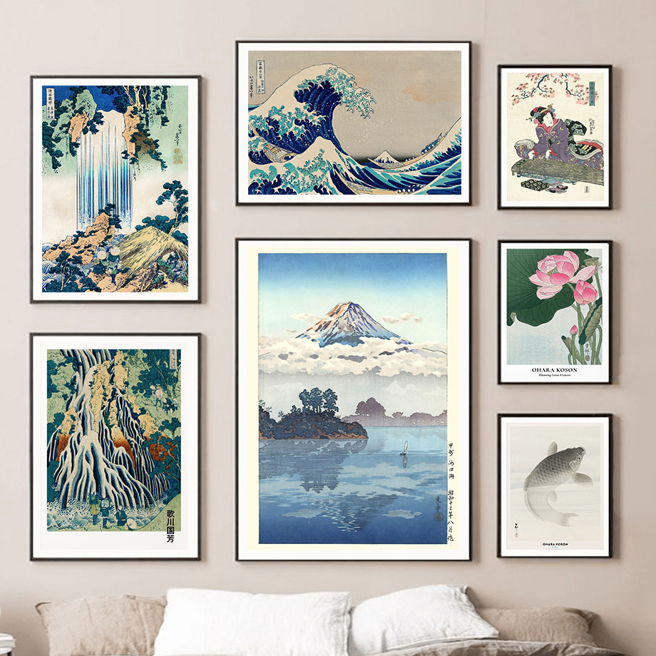Hokusai Ohara Koson Japanese A - Home Decor Nz recension och pris
