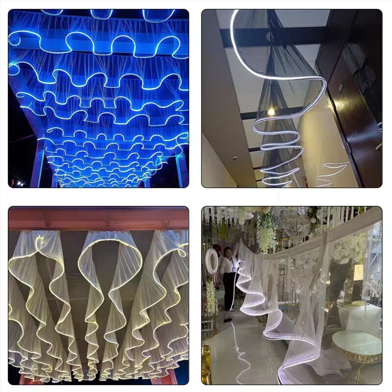 Wedding Ceiling Decoration Out - String Curtain Light recension och pris