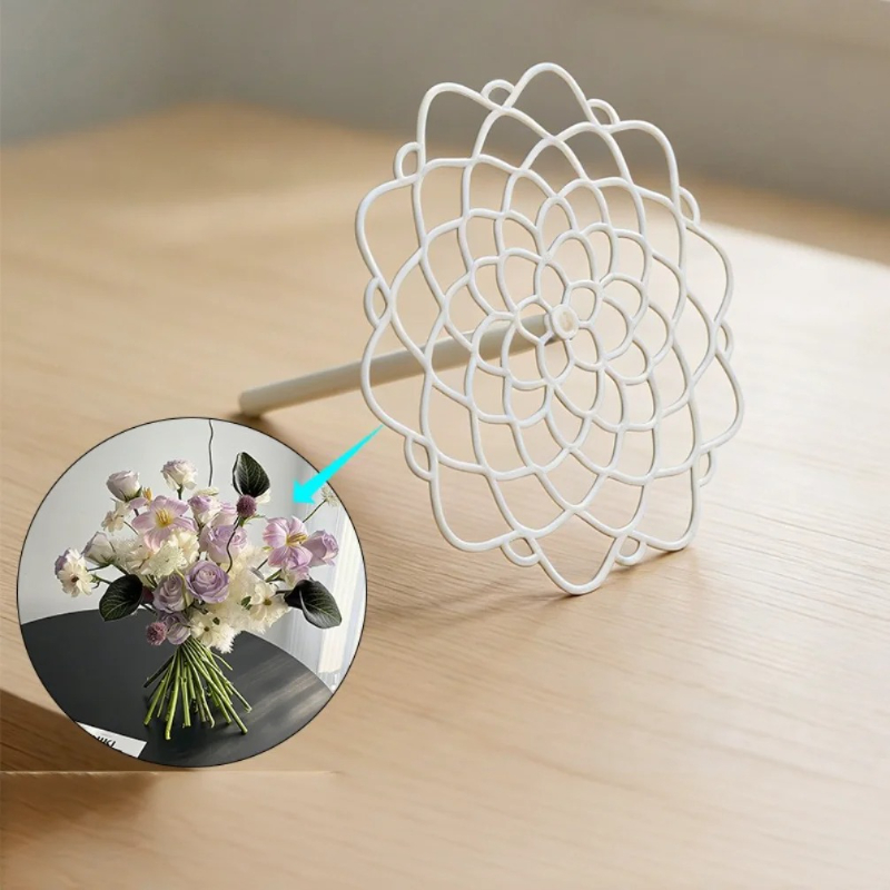 Spiral Ikebana Stem Holder Vas - Home Decor Vase With Flowers recension och pris