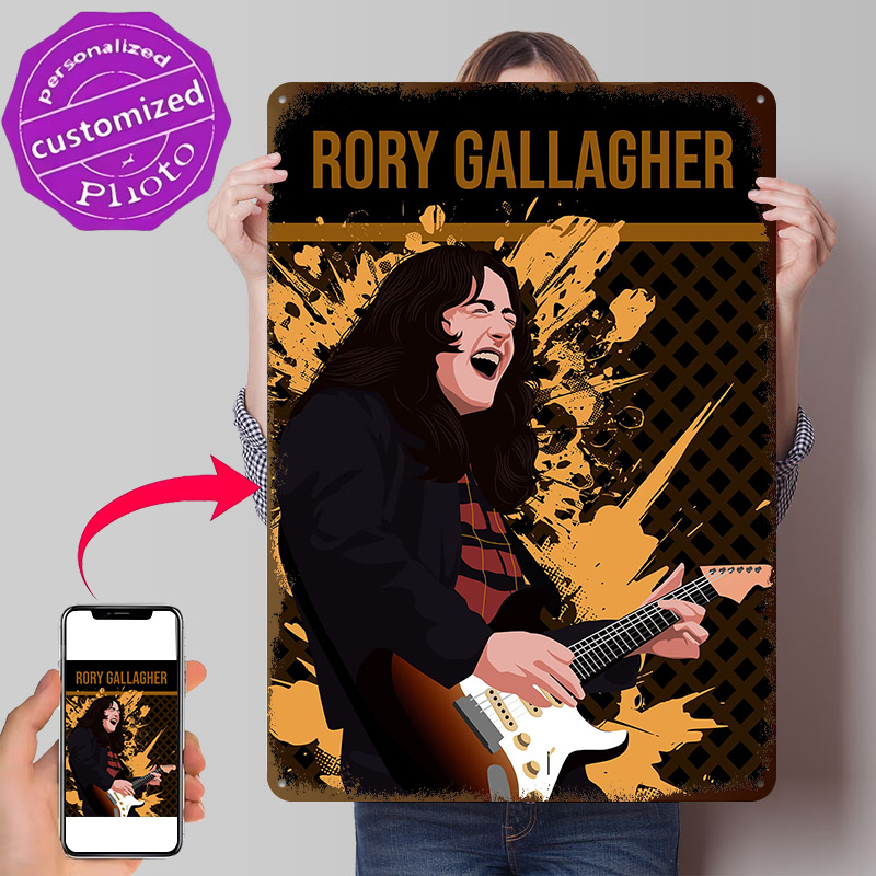 Rory Gallagher Vector Art Illu - Home Decor Vector recension och pris