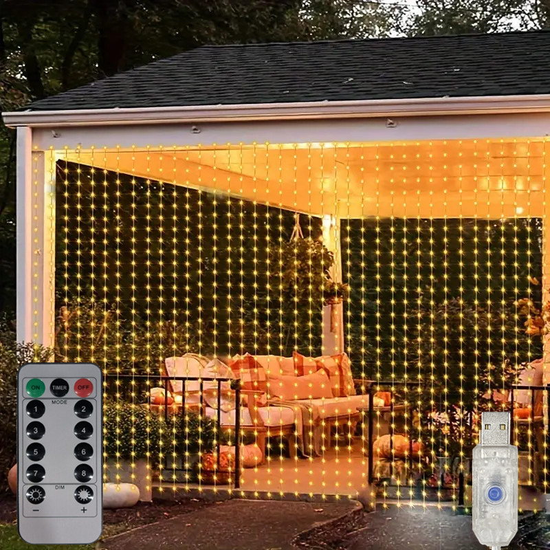 LED Garland Fairy Light Garden - String Curtain Light recension och pris