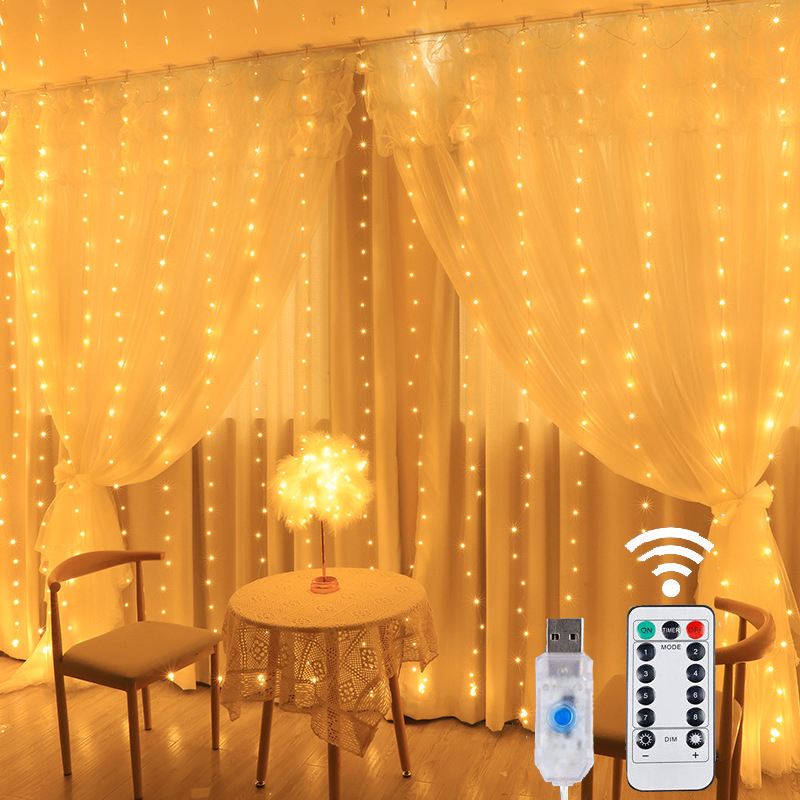 USB LED Curtain String Light C - String Curtain Light recension och pris