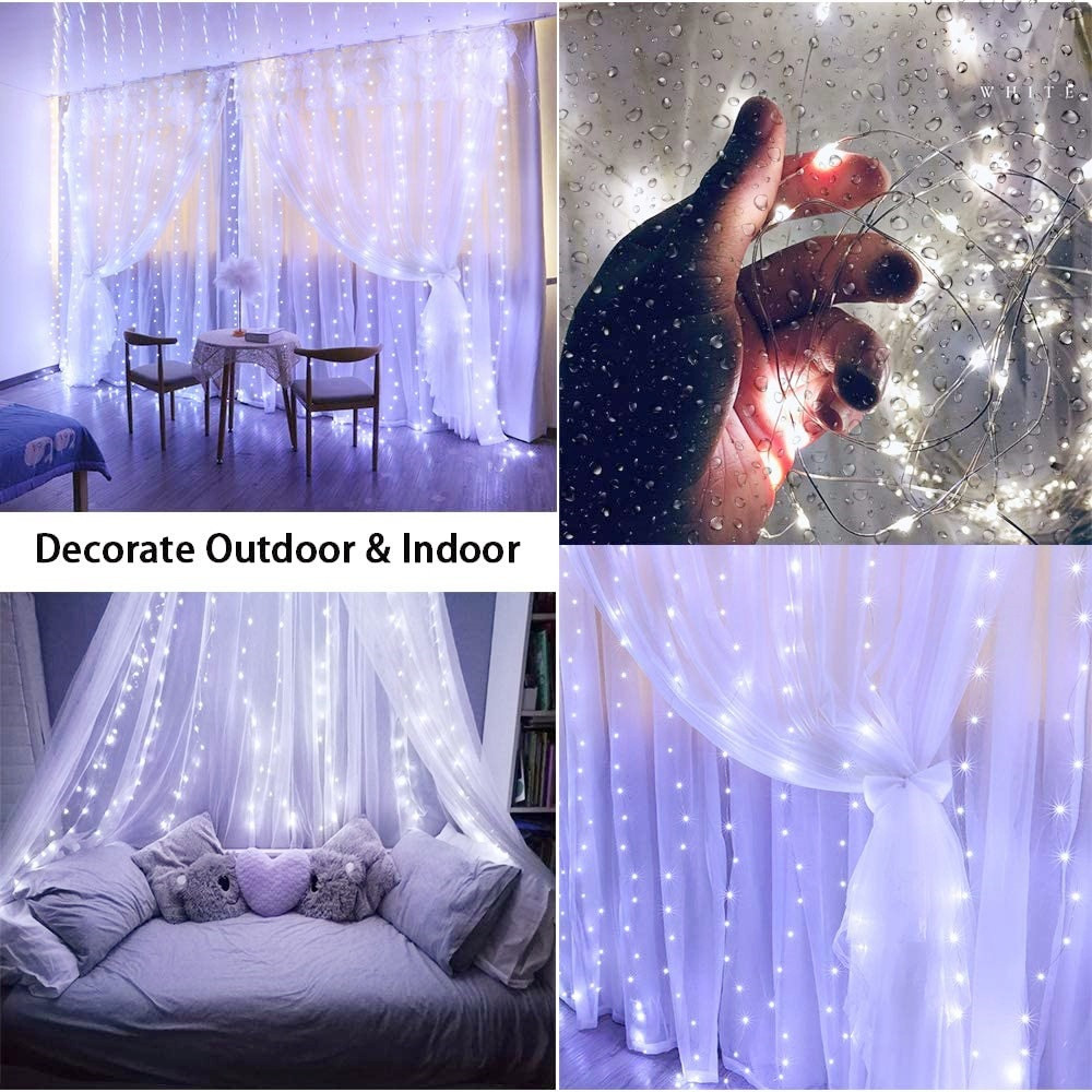 USB LED Curtain String Light C - String Curtain Light recension och pris
