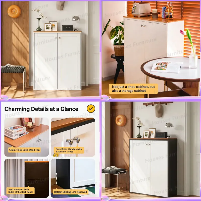 Modern Shoe Cabinet Storage Or - Home Decor Organizer recension och pris