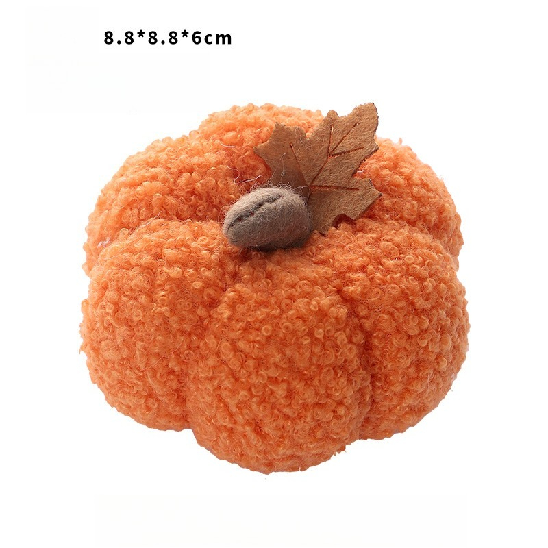 Fluffy Pumpkin Plush Halloween - Home Decor Gift recension och pris