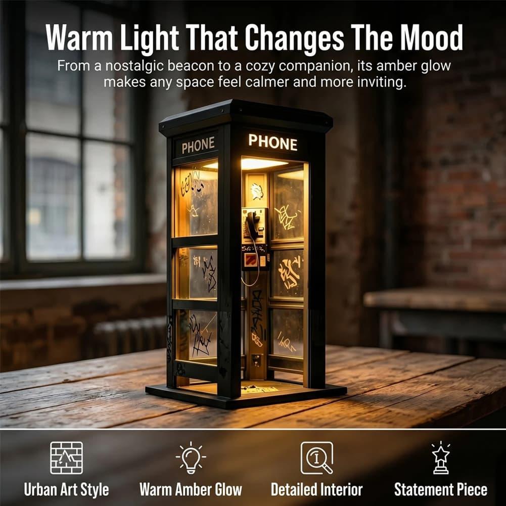 Vintage London Telephone Booth - Home Decor Gift recension och pris