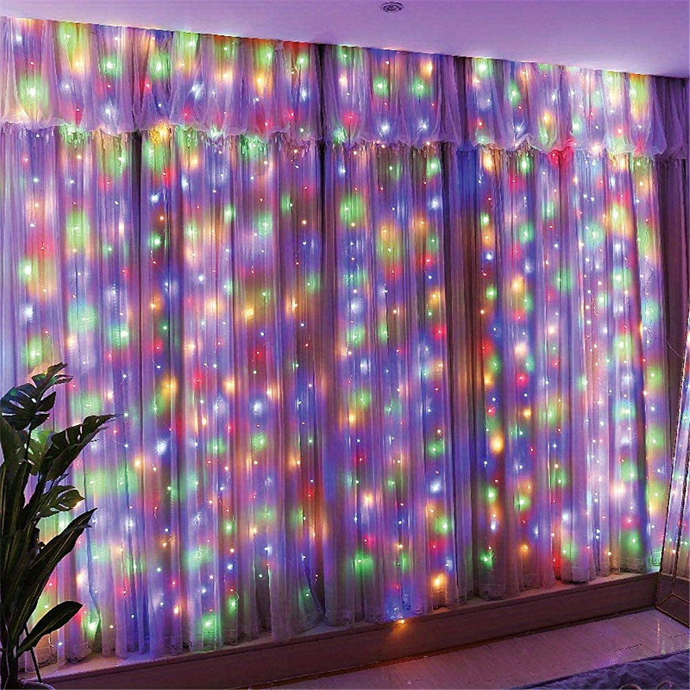 3/6M USB LED Curtain 8Modes Re - String Curtain Light recension och pris