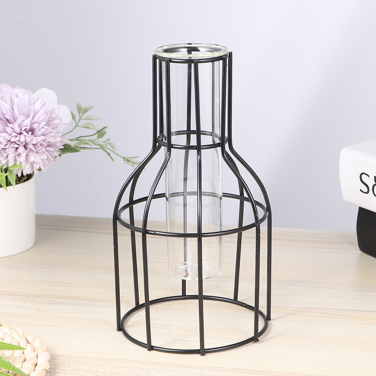 1Pcs Hydroponics Long Neck Flo - Home Decor Vase With Flowers recension och pris
