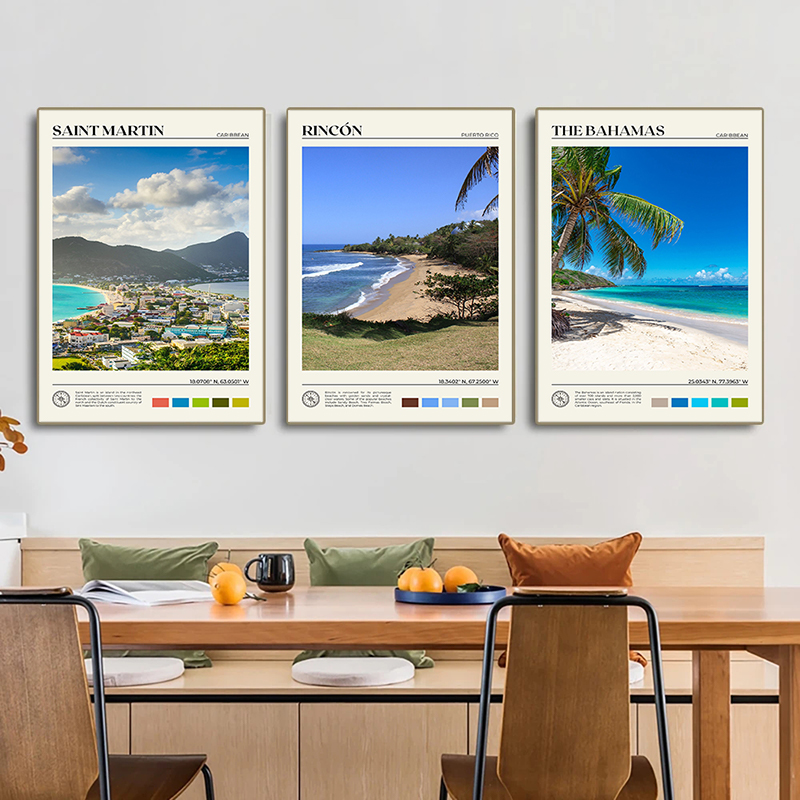 Caribbean Travel Poster Haiti  - Home Decor Vietnam recension och pris