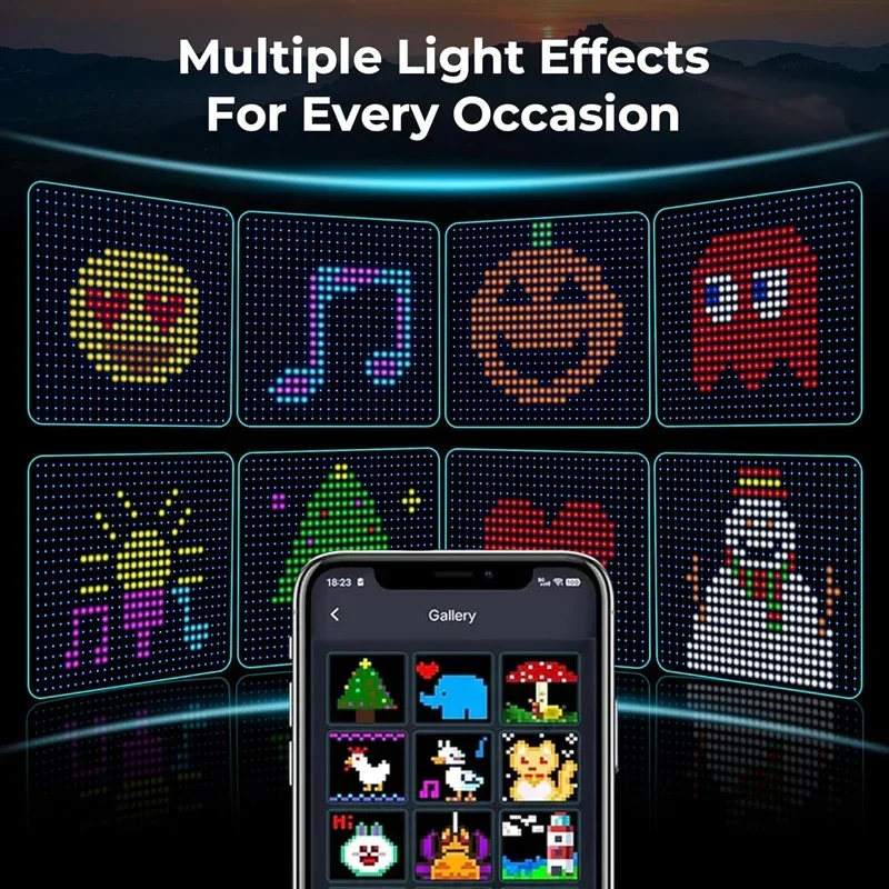 Smart RGB LED Curtain Lights R - String Curtain Light recension och pris