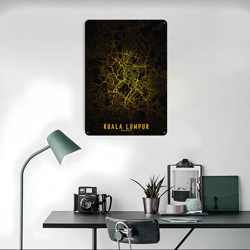 Kuala Lumpur Golden City Map P - Home Decor Kuala Lumpur recension och pris
