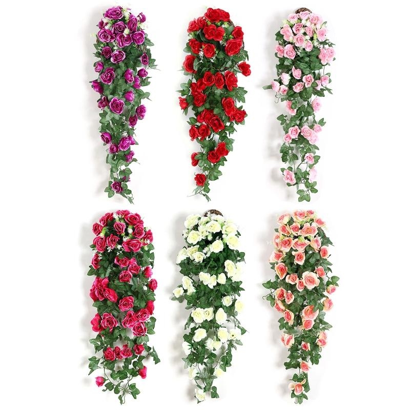 Artificial Rose Flower Rattan  - Home Decor Rattan recension och pris