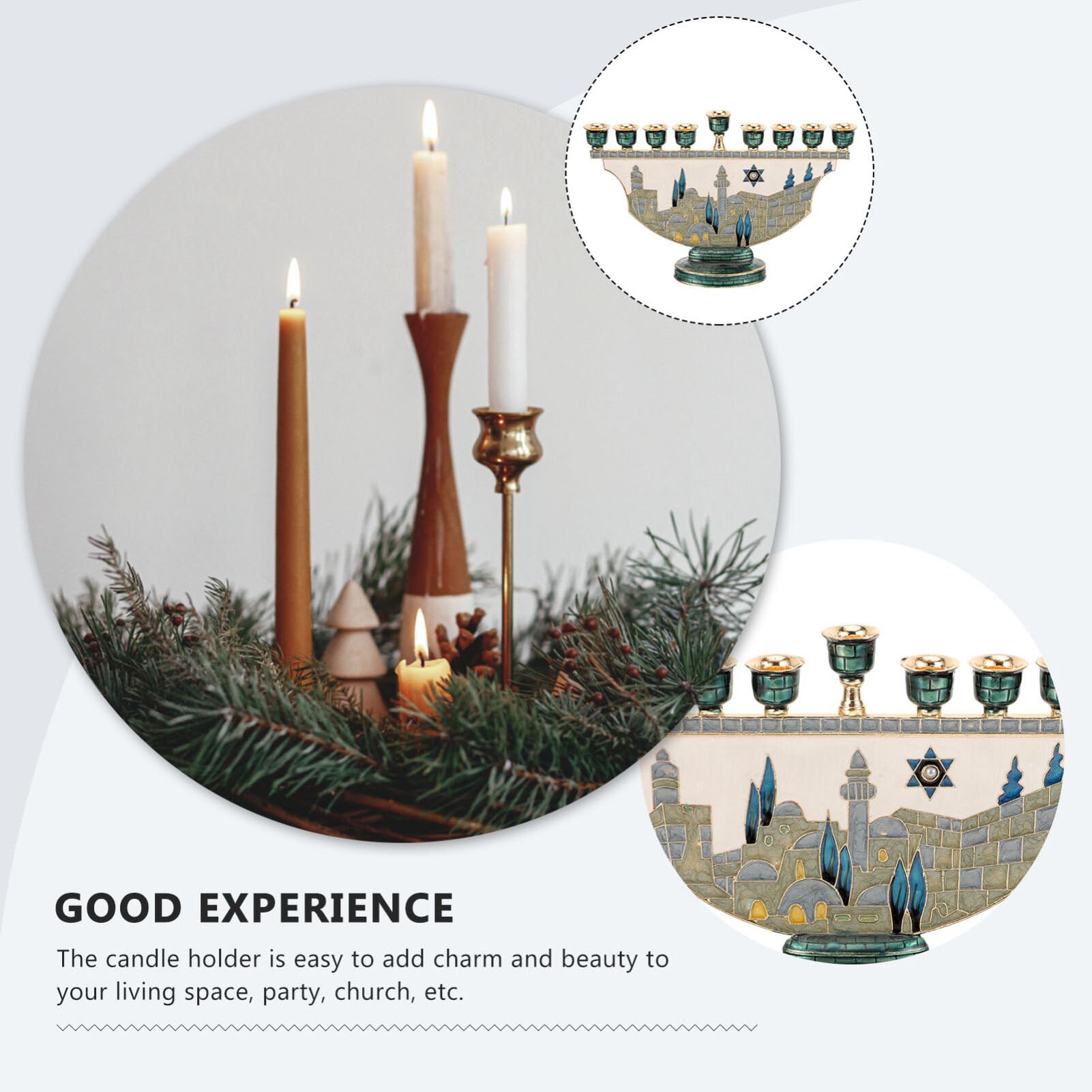 Jerusalem Menorah Hanukkah Can - Home Decor Gift recension och pris