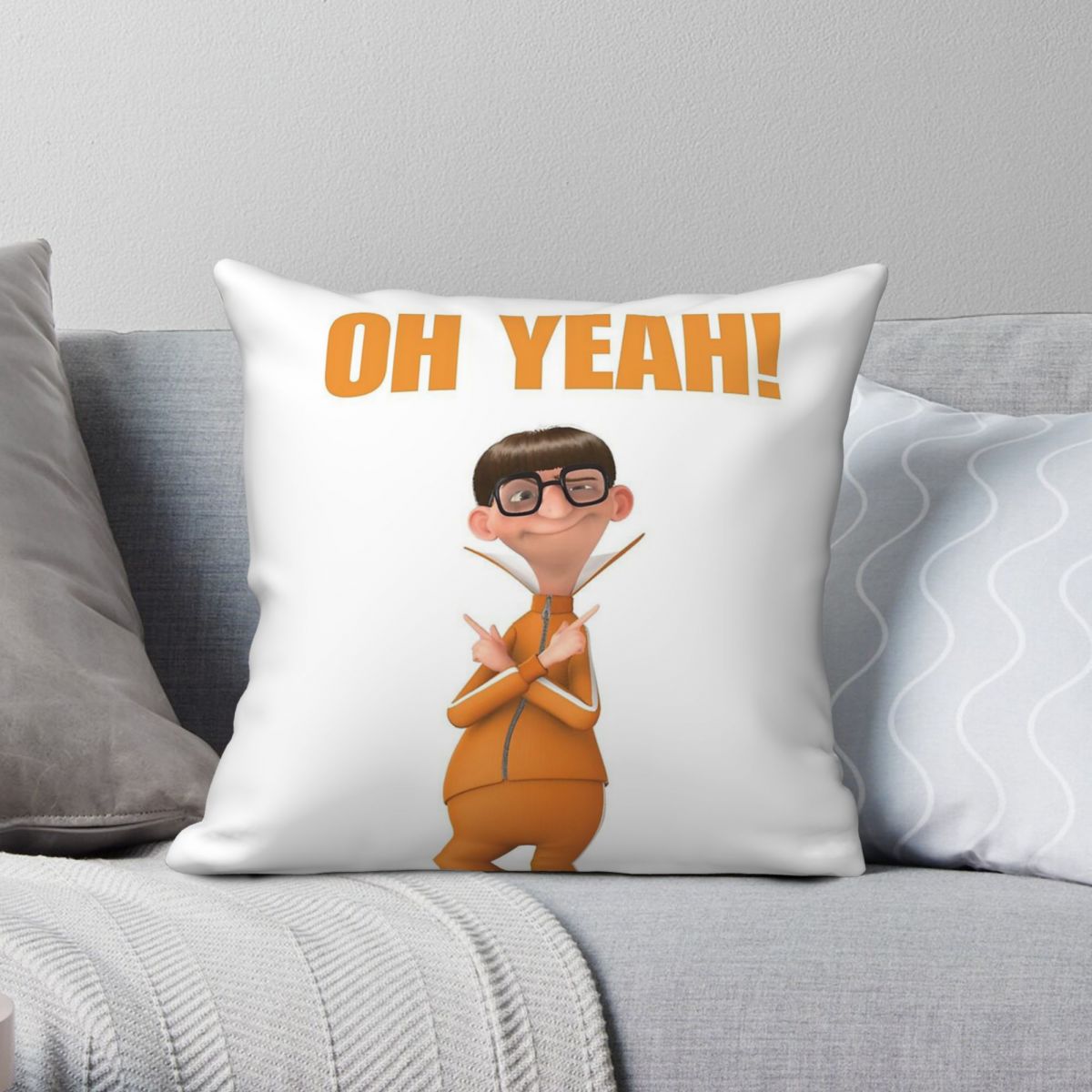 Oh Yeah Vector Square Pillowca - Home Decor Vector recension och pris