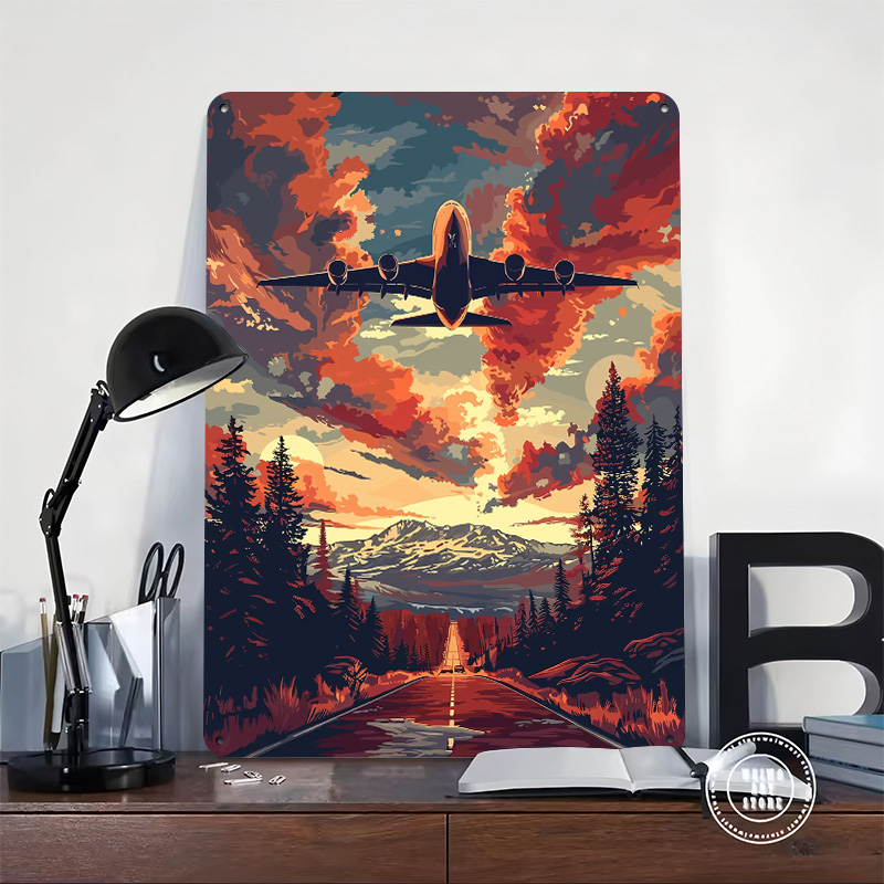 A380 Plane Sky Vector Art Meta - Home Decor Vector recension och pris
