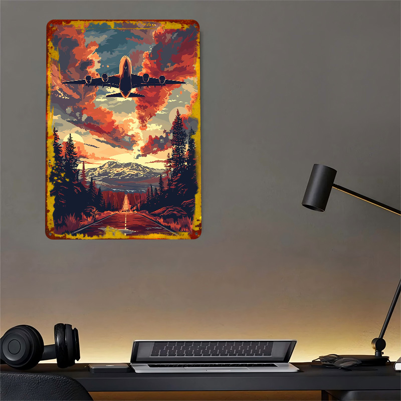 A380 Plane Sky Vector Art Meta - Home Decor Vector recension och pris