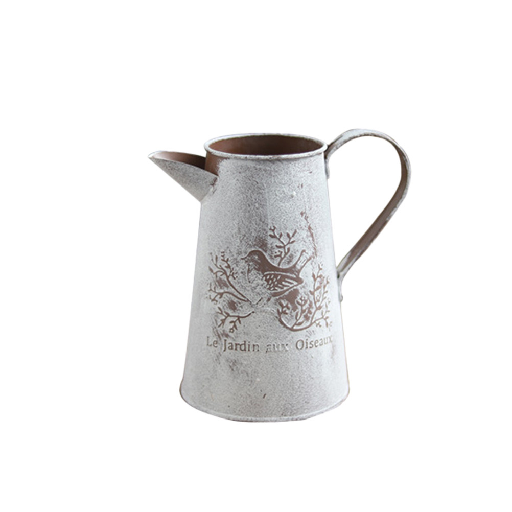 Garden Tin Bucket Vintage Flow - Home Decor Vase With Flowers recension och pris