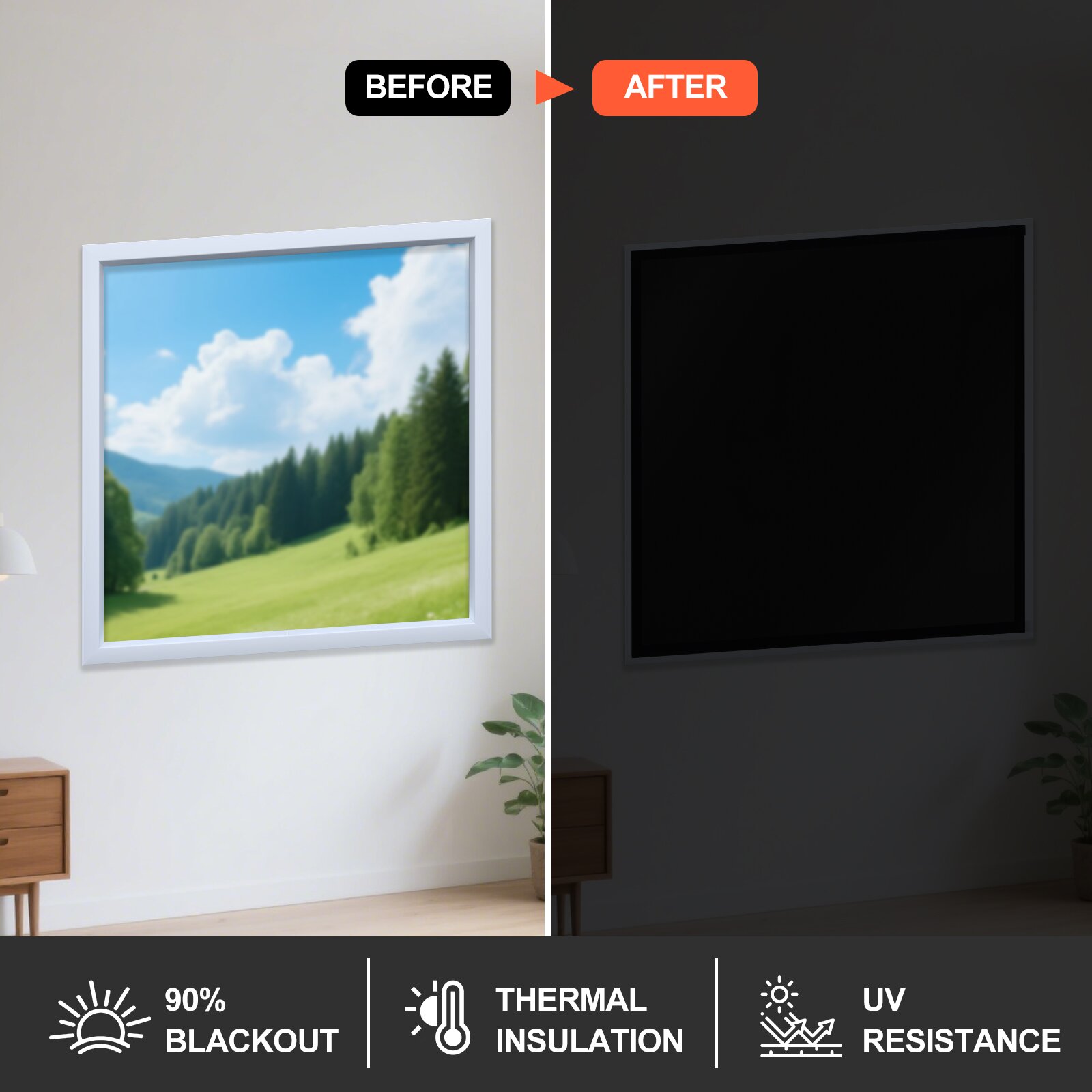 DIY100% Blackout Curtain Fabri - Blackout Curtains recension och pris